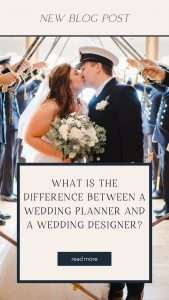 Pinterest photo for What is the difference between a wedding planner and a wedding designer?