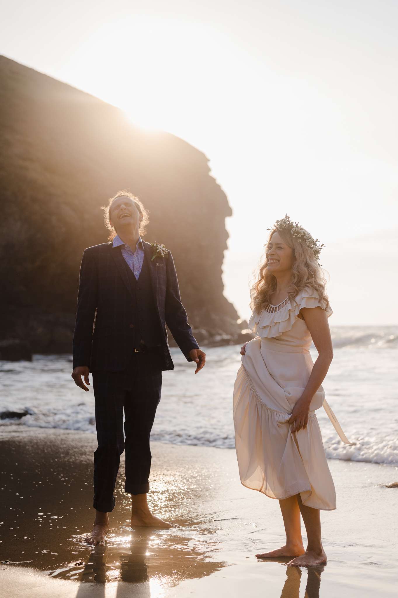 Beach Elopement at Chapel Porth, Cornwall - Say ‘I Do’ in Style: How to Plan a Destination Wedding that will leave your guests speechless