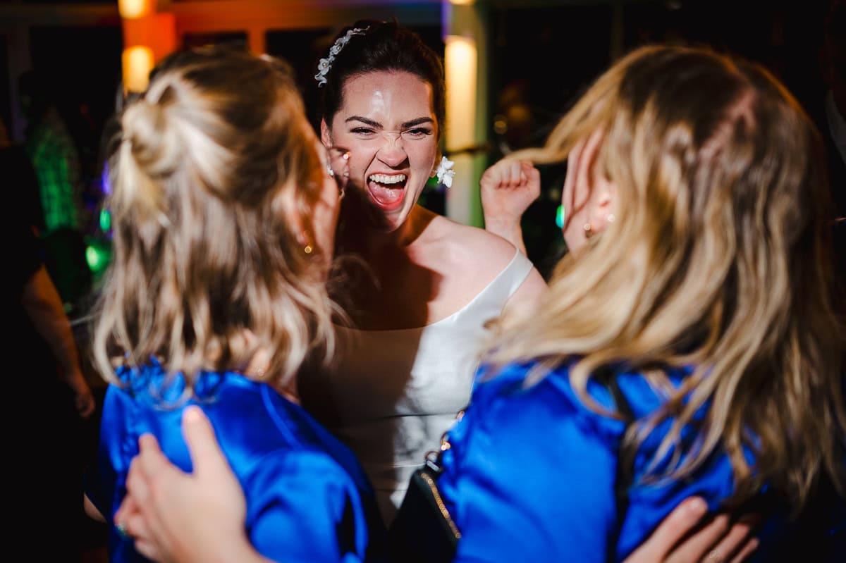 Dancing fun at Polurrian On The Lizard - Wedding Portfolio