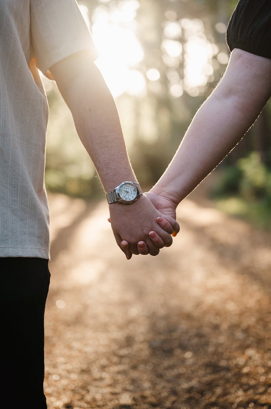 Holding hands